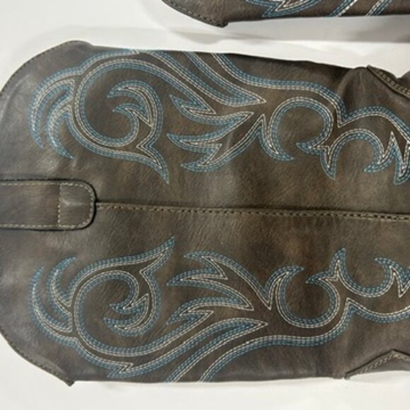 Women’s Roper western Cowboy Boots  – Blue Embroidered Boot size 9.5 - Picture 3 of 9